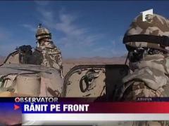 Un militar roman a fost ranit in Afganistan