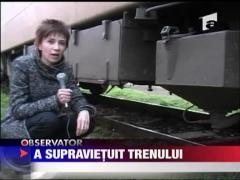 A supravietuit miraculos dupa ce a dat trenul peste el