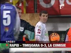 Cazul "Varga-Balan": Rapid a pierdut cu 0-3 partida cu Timisoara
