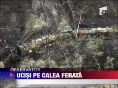 Ucisi pe calea ferata