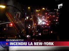 Incendiu in New York
