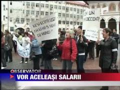 Vor aceleasi salarii