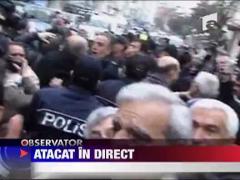 Politician atacat in direct