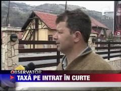 Taxa pe intrat in curte
