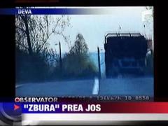 Motociclist surprins de radar cu 232 km/h