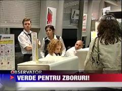 Verde pentru zborurile romanesti