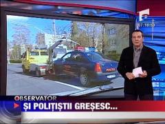 Politisti luati de ... politie