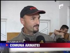 O comuna intreaga s-a imbracat in haine militare