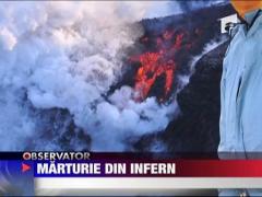 Un roman a fost martor infernului din Islanda