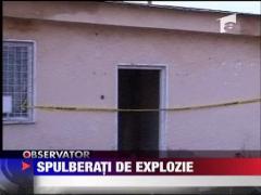 Paznici spulberati de explozie