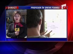 Profesor in greva foamei