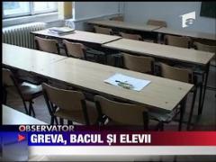 Greva, Bacul si elevii