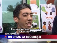 Cel mai inalt om din lume a vizitat Bucurestiul