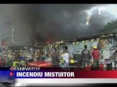Incendiu mistuitor in Manilla!