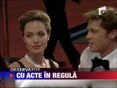 Angelina Jolie a pus piciorul in prag