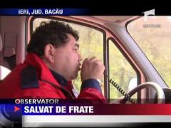 Salvat de frate! Vroia sa se spanzure!