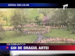 Au pozat nud de dragul artei