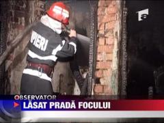 Si-au lasat prietenul sa arda de viu