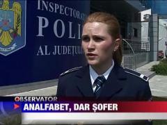 Analfabet, dar sofer cu acte in regula