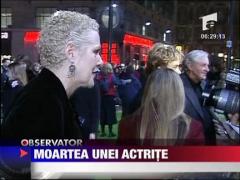 Moartea unei actrite