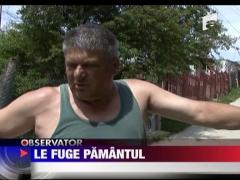 Alunecari de teren in Valenii de Munte