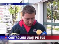 Controlori luati pe sus
