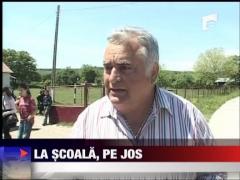 La scoala, pe jos