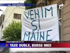 Studentii au dat startul protestelor