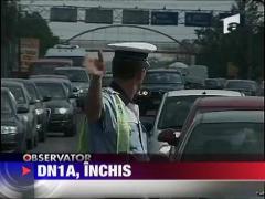 DN1 A a fost inchis pentru reparatii