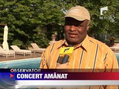 Concertul Cesaria Evora, amanat