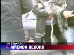 Amenda record pentru contrabanda cu tigari