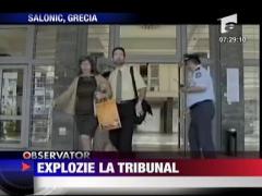 Explozie la tribunal