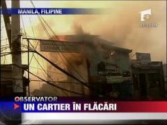 Incendiu in Manila