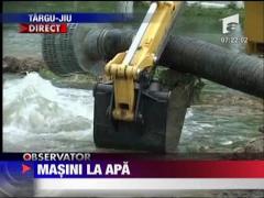 Inundatie la Targu-Jiu