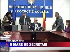 O mare de secretari