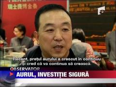Aurul, investitie sigura