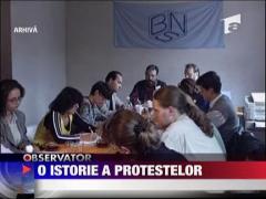 O istorie a protestelor