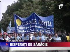 40.000 de oameni au protestat in fata Guvernului