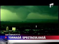 Sofer a fost ranit in Oklahoma de tornada