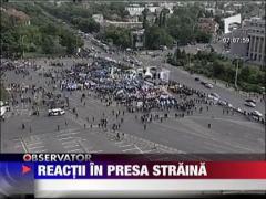 Reactii in presa straina