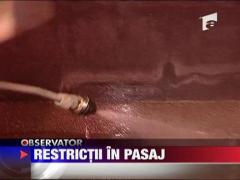 Restrictii in pasajul Obor