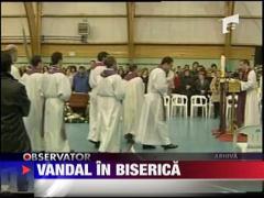 Vandal roman in biserica spaniola