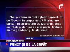 Punct si de la capat! Smiley s-a despartit de Marius Moga!