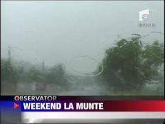 Weekend innorat la munte