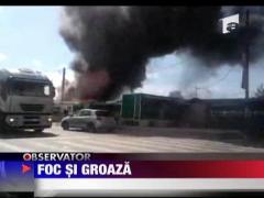 Foc si groaza la Piata Crangasi