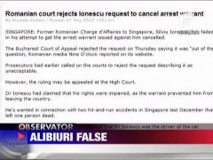 Alibiuri false pentru Silviu Ionescu