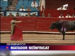 IMAGINI SOCANTE Matador la 12 ani doborat de un taur