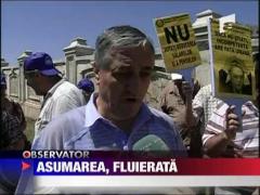 Protest in fata Parlamentului
