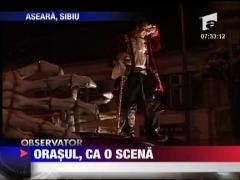 Orasul Sibiu, ca o scena