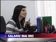 Salariu tot mai mic